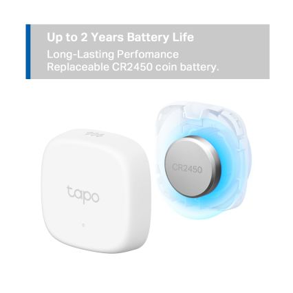 TP-Link - Temperatūras un mitruma viedais sensors 1xCR2450 Wi-Fi