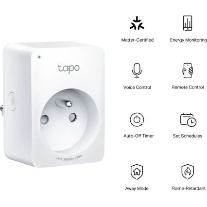 TP-Link - Viedā kontaktligzda E MATTER 3680W Wi-Fi