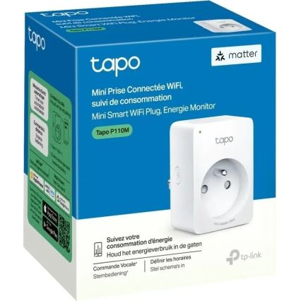 TP-Link - Viedā kontaktligzda E MATTER 3680W Wi-Fi