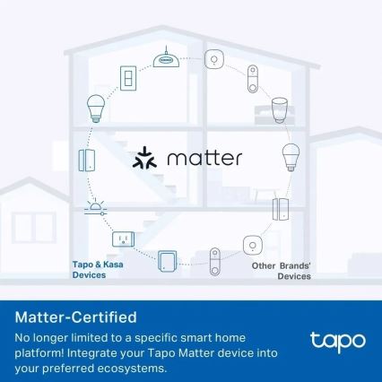 TP-Link - Viedā kontaktligzda E MATTER 3680W Wi-Fi