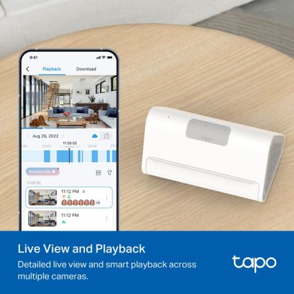 TP-Link - Viedā MATTER HomeBase Wi-Fi centrāle