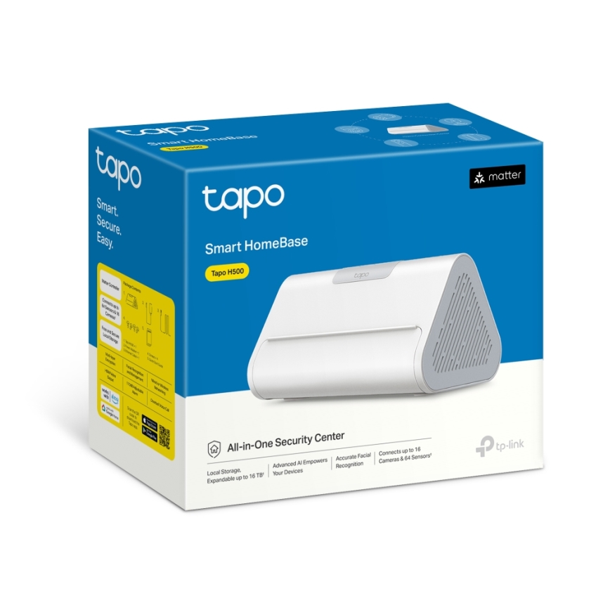 TP-Link - Viedā MATTER HomeBase Wi-Fi centrāle