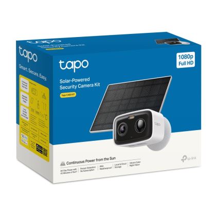 TP-Link - Viedā saules kamera 5200 mAh 5V IP65 Wi-Fi