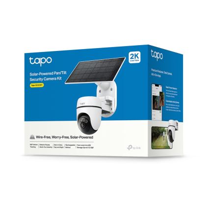 TP-Link - Viedā saules kamera 5V IP65 Wi-Fi