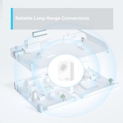 TP-Link - Viedais centrmezgls MATTER Wi-Fi Tapo H100