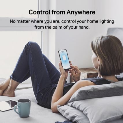 TP-Link - Viedais divu pogu gaismas slēdzis, 2x AAA, Wi-Fi