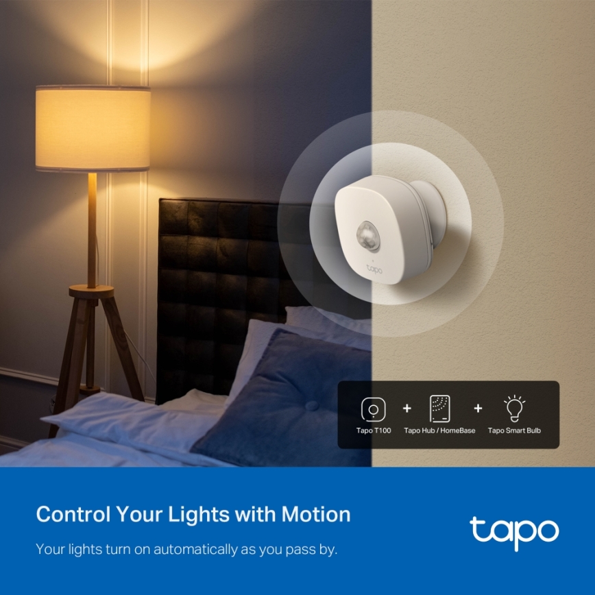 TP-Link - Viedais kustību sensors 1xCR2450 Wi-Fi