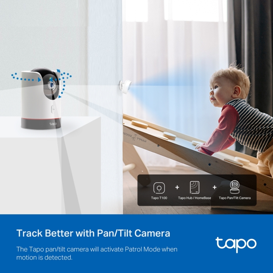 TP-Link - Viedais kustību sensors 1xCR2450 Wi-Fi