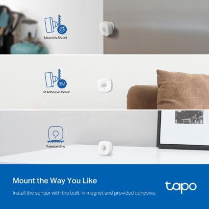 TP-Link - Viedais kustību sensors 1xCR2450 Wi-Fi