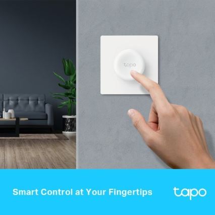 TP-Link - Viedais pieskāriena aptumšošanas slēdzis 1xCR2032 Wi-Fi