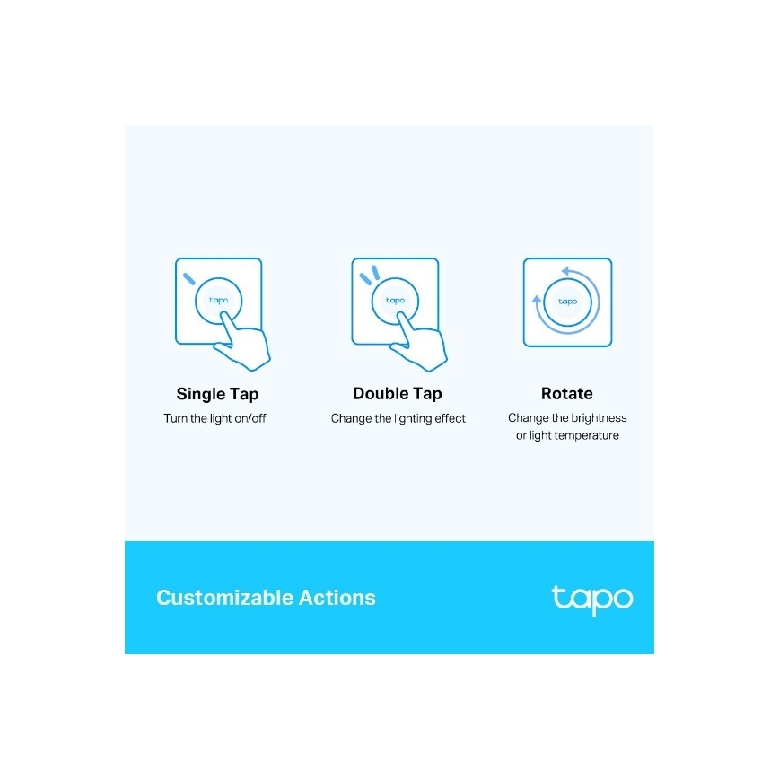 TP-Link - Viedais skārienjutīgais dimmeris 1xCR2032