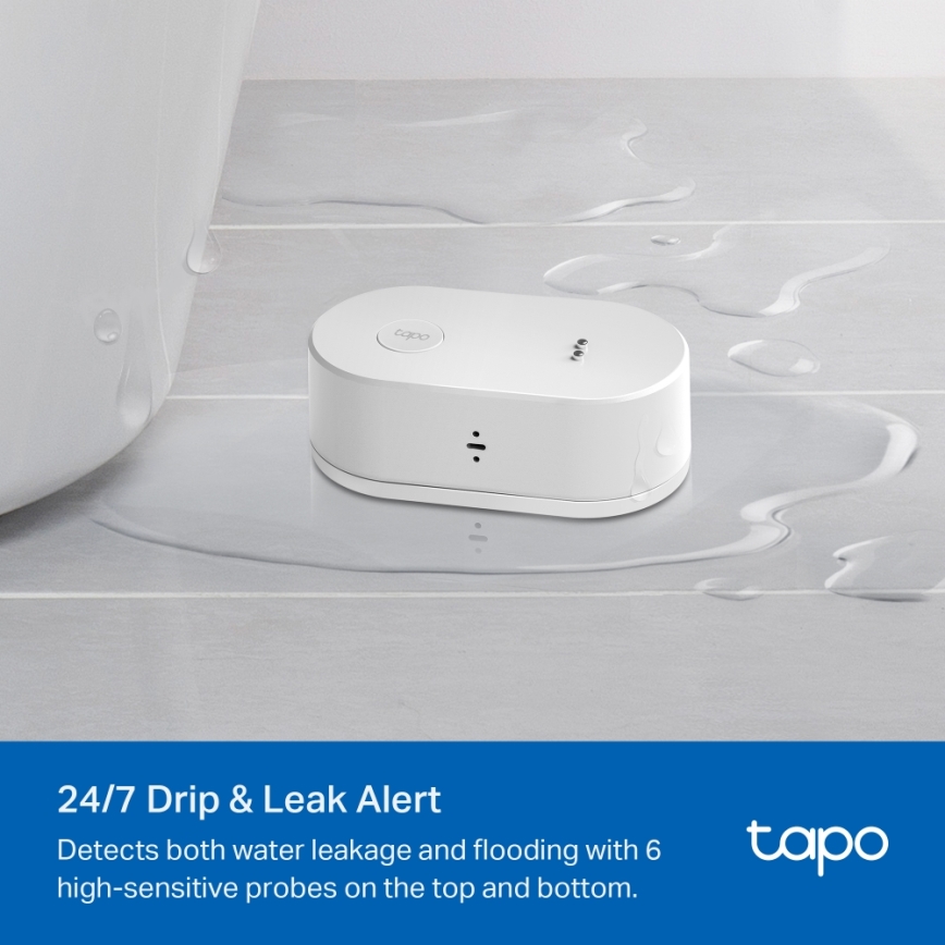TP-Link - Viedais ūdens noplūdes sensors 2xAAA Wi-Fi