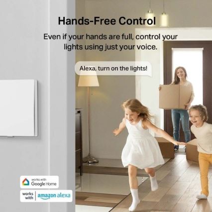 TP-Link - Vieds gaismas slēdzis 2xAAA Wi-Fi