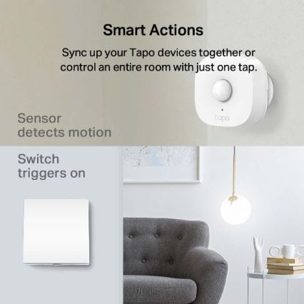 TP-Link - Vieds gaismas slēdzis 2xAAA Wi-Fi