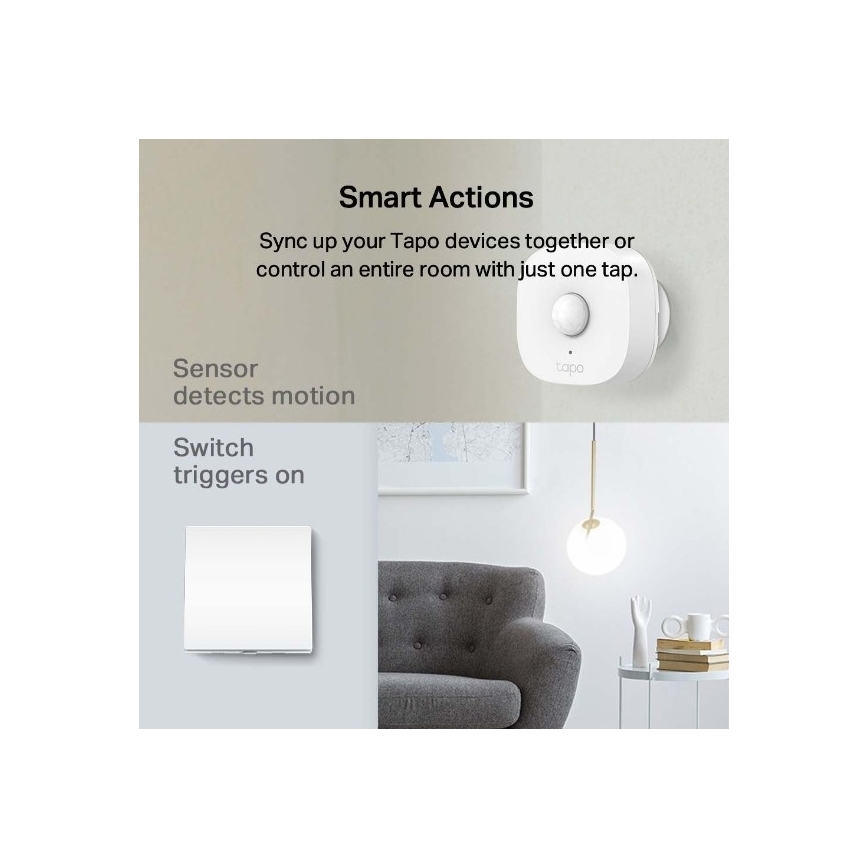 TP-Link - Vieds gaismas slēdzis 2xAAA Wi-Fi