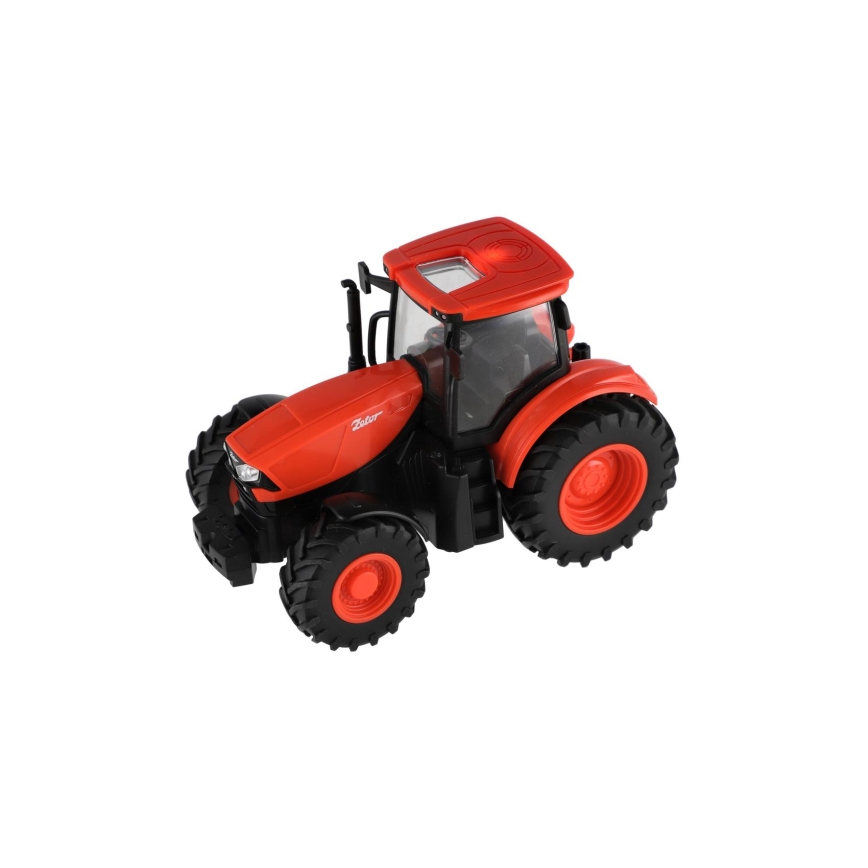 Traktors Zetor ar piekabi 2x AA + tālvadība