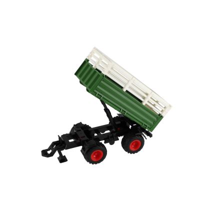 Traktors Zetor ar piekabi — darbināms ar 2xAA baterijām, komplektā tālvadība