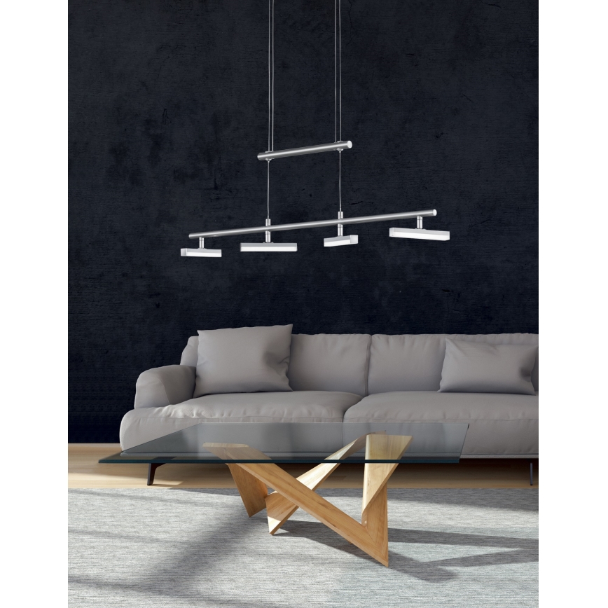 Trio - LED Aptumšojama lustra ar auklu OPIUM 4xLED/4,5W/230V