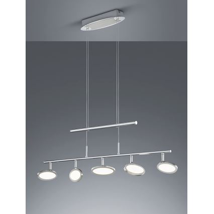 Trio - LED Lustra ar auklu DUELLANT 5xLED/4,3W/230V