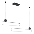 Trio - LED lustra ar regulējamu spilgtumu uz troses GRANT LED/54W/230V 2300/3000/4000K melna/matēta hroma