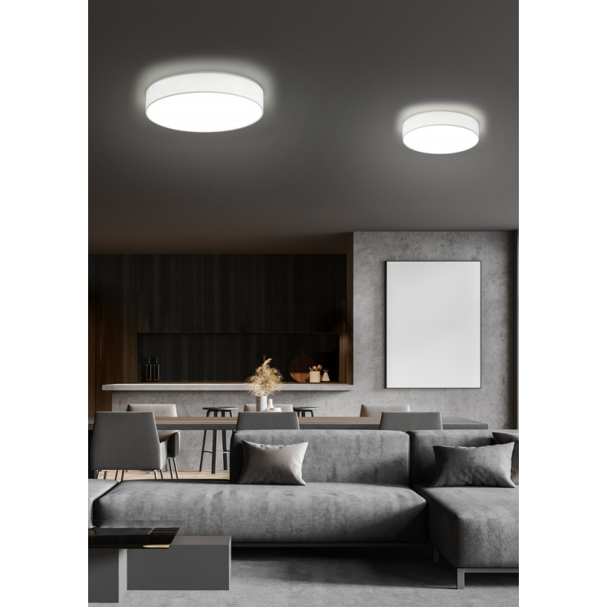 Trio - LED regulējams griestu gaismeklis LUGANO LED/22W/230V 3000K Ø 40 cm balts