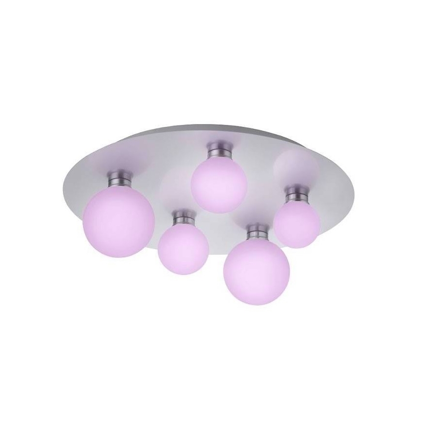 Trio - LED RGB Aptumšojama griestu lampa DICAPO 5xLED/3W/230V 3000-5000K + tālvadības pults