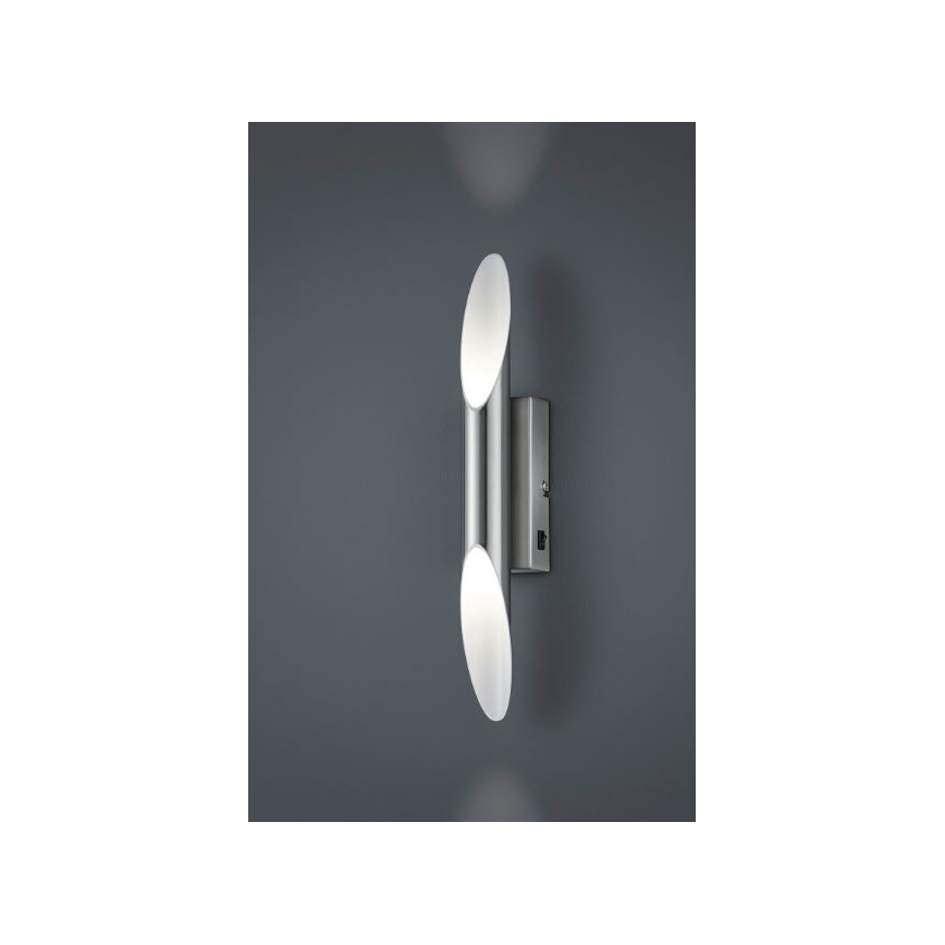 Trio - LED Sienas lampa BOLERO 2xLED/3,1W/230V CRI 90 matēts hroms