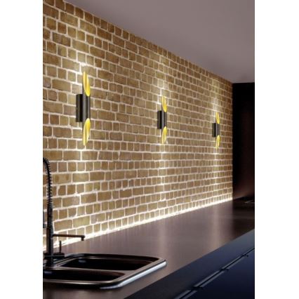 Trio - LED Sienas lampa BOLERO 2xLED/3,1W/230V CRI 90 varš