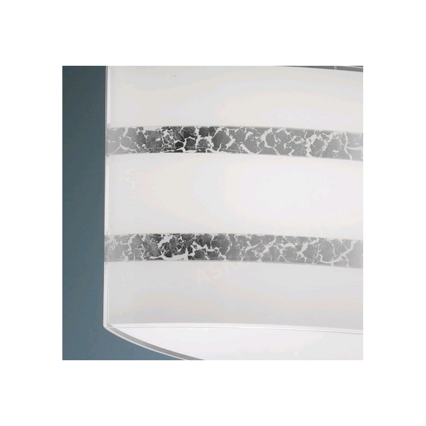 Trio - Lustra ar auklu NIKOSIA 2xE27/40W/230V sudraba