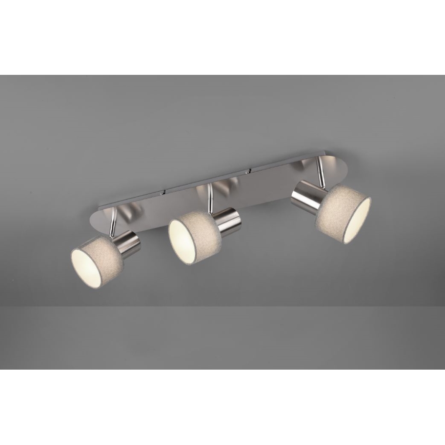 Trio - Starmetis WAILER 3xGU10/5W/230V matēts hroms