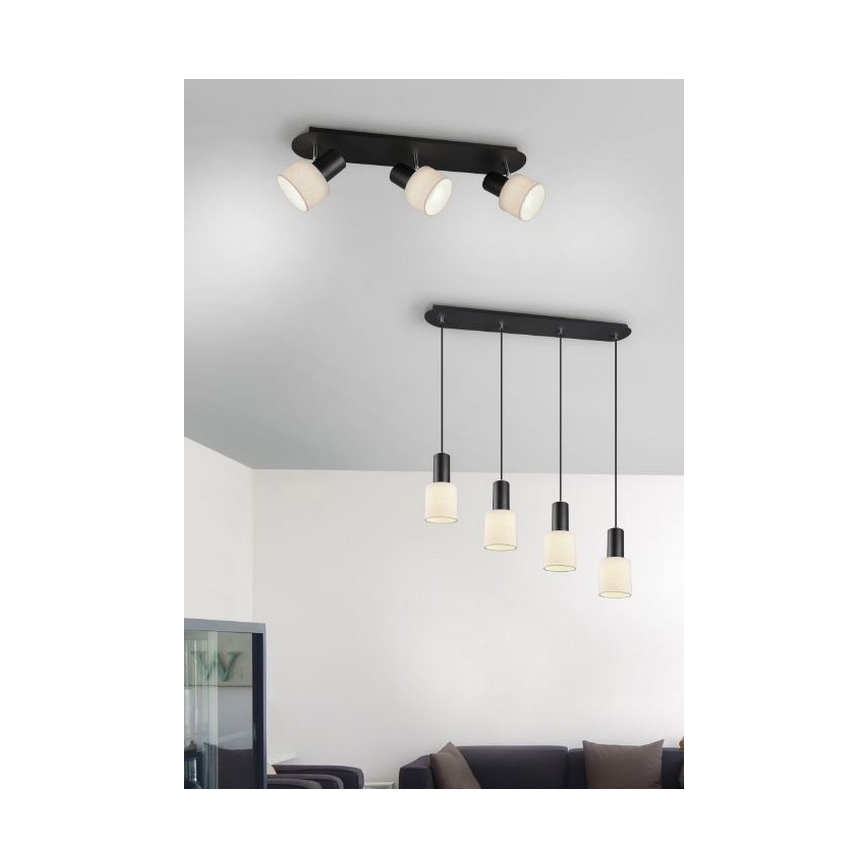 Trio - Starmetis WAILER 3xGU10/5W/230V melns