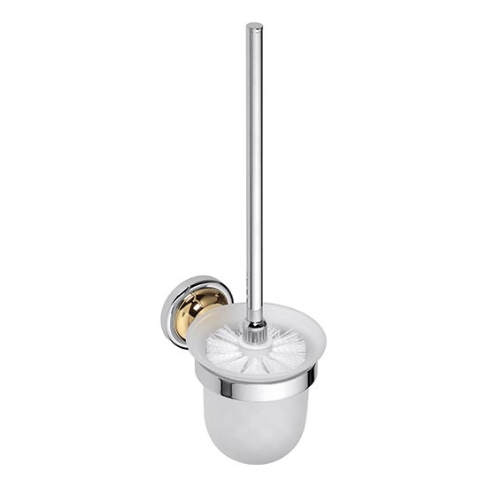 Tualetes birste 11x37,5 cm sudraba/zelta