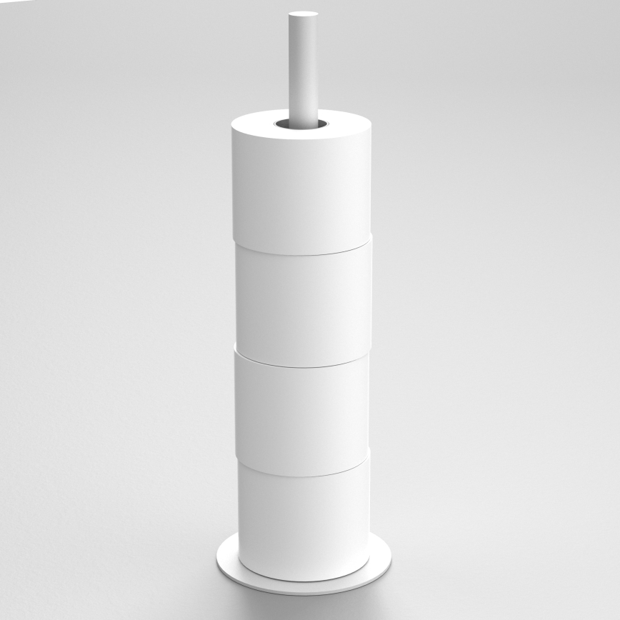 Tualetes papīra turētājs 51 cm, balts