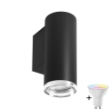 TURYN LED RGBW Настінний світильник для ванної кімнати 1xGU10/6,5W/230V 2700-6500K Wi-Fi IP44 чорний