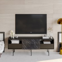 TV Galdiņš DERIN 65x180 cm melns