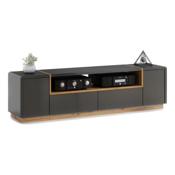 TV galdiņš FRED antracīta/ozols artisan