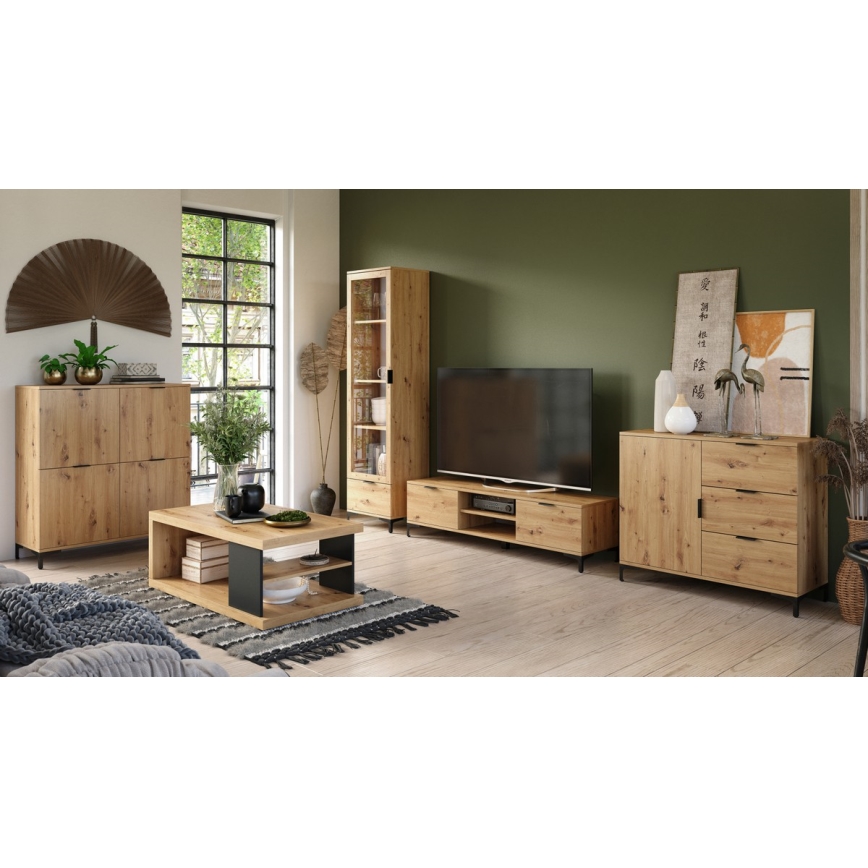 TV galdiņš LORA ozols artisan