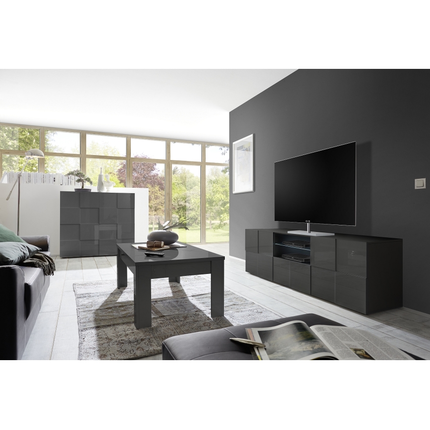 TV galdiņš SERIAN antracīts