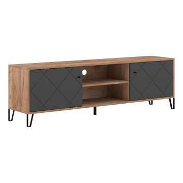 TV galdiņš SULA ozola craft/melns