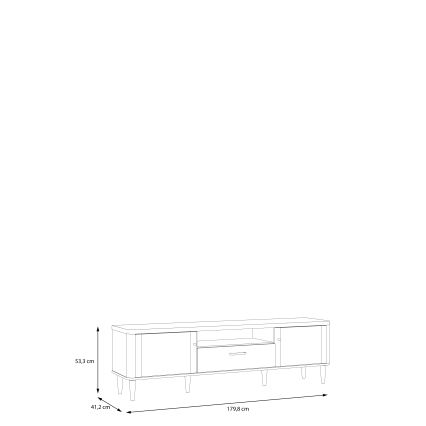 TV galdiņš VIRO brūns/bēšs