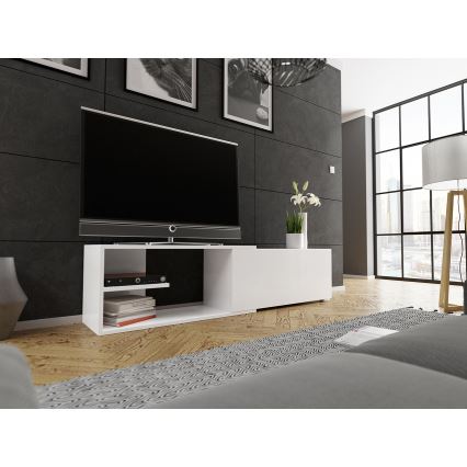 TV galds CLIF 40x180 cm balta