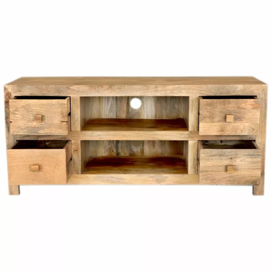 TV galds HINA 60x140 cm masīvkoks/mango koks