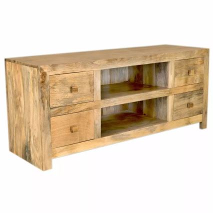 TV galds HINA 60x140 cm masīvkoks/mango koks