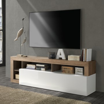 TV galds LENOR balts/ozols