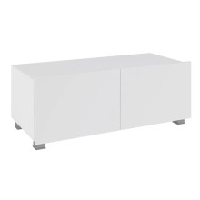 TV galds PAVO 37x100 cm spīdīgi balta