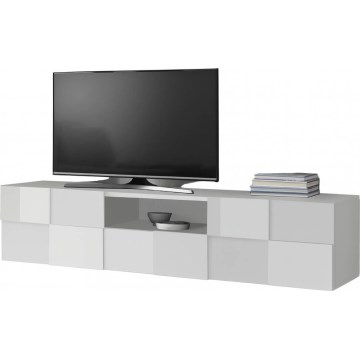 TV galds SERIAN 184x42x42 cm balts