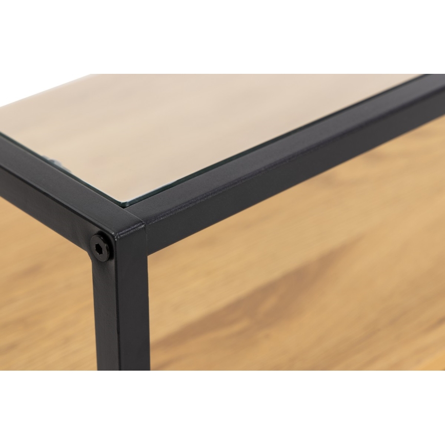 TV galds ZEIN ozols/melns