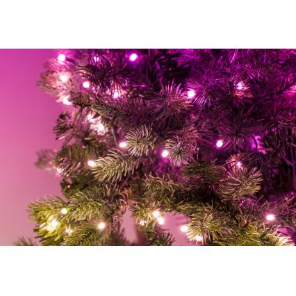 Twinkly - LED RGB Aptumšojama Ziemassvētku vainags 50xLED d. 60 cm Wi-Fi