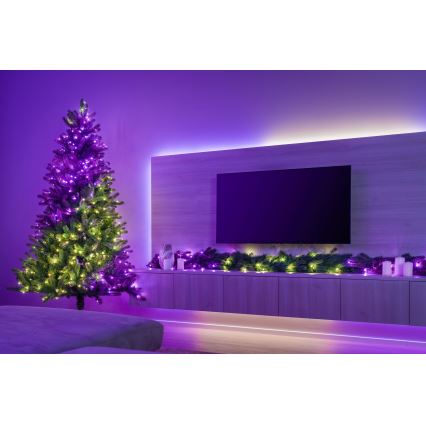 Twinkly – LED RGBW regulējama Ziemassvētku dekorācija GARLAND 50xLED 2,7 m Wi-Fi