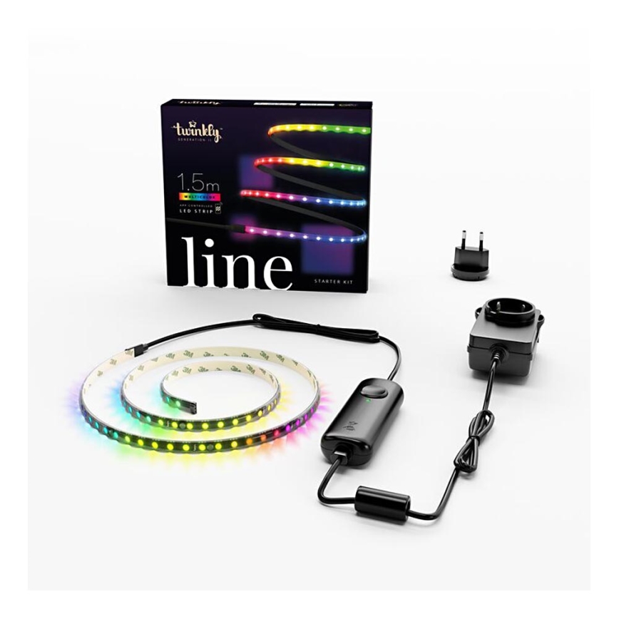 Twinkly - LED RGB Aptumšojama josla LINE 100xLED 1,5 m Wi-Fi